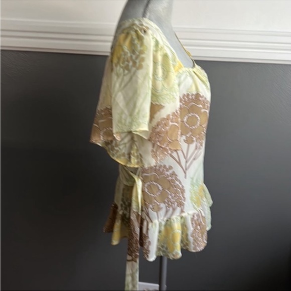 Y2K Rampage Chiffon Floral Blouse - Picture 9 of 12